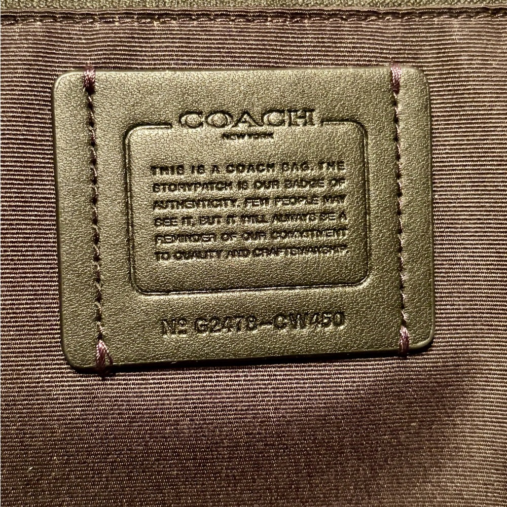 Coach Halloween Pumpkin & Ghost Signature Tote - Brown/Black/Orange - Picture 3 of 5